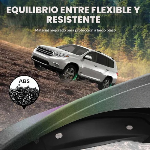 Vista 7 de YHTAUTO Juego de 4 protectores contra salpicaduras para Toyota Sienna 2011 2012 2013 2014 2015 2016 2017, no apto para modelo SE, delantero