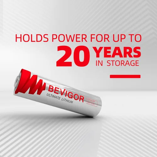 Vista 9 de BEVIGOR Baterías de litio tamaño AA, paquete de 24 pilas AA, batería doble A de 3000 mAh, baterías AA de hierro de litio de 1.5 V de larga duración