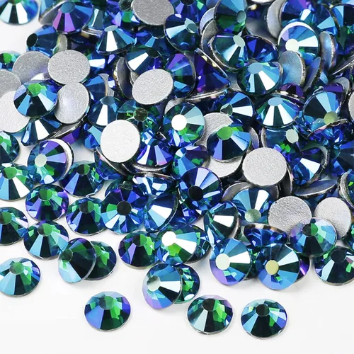 Vista 20 de yantuo Crystal Bedazzler - Kit de diamantes de imitación de cristal transparente con parte trasera plana, tamaños mixtos SS6-SS30 con herramientas