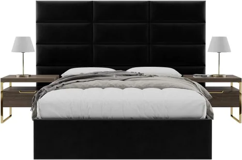 Vista 64 de Vänt - Paneles tapizados de cabecera para montar en la pared, diseño Elizabeth, 120 x 46 pulgadas, configuración de 16 paneles individuales