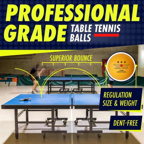 Vista 4 de NIBIRU SPORT Professional Ping Pong Paddle Sets, 2 Paddle or 4 Paddle Table Tennis Set with Tournament Quality Balls and Carry Bag/Storage Case