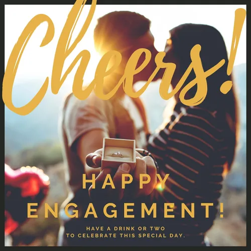 Vista 5 de Onebttl Regalo de compromiso para parejas, juego de 2 vasos de chupito único recién comprometido para Mr Mrs, 1.5 onzas (1.5 fl oz) – Novio/novia