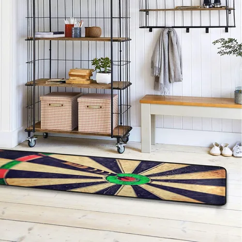 Vista 7 de ALAZA Dart - Alfombra vintage con estilo vintage para sala de estar, dormitorio, cocina, 2 x 6 pies