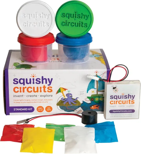 Vista 11 de Squishy Circuits Kit de grupo - Explora circuitos eléctricos con masa de juego - Kits de ciencia STEM para niños de 8 a 12 años - Diversión