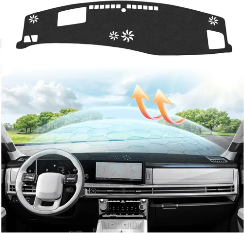 Vista 10 de CARTIST Funda para salpicadero de ajuste personalizado para Dodge Charger 2008 2019 2010, alfombrilla para salpicadero, almohadilla antideslizante