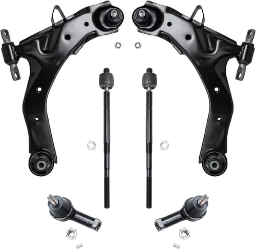 Vista 153 de Detroit Axle - Kit de extremo delantero RWD para Chrysler 300 Dodge Charge Challenger 2011-2019, 2 brazos de control inferiores traseros 2 rótulas