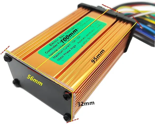 Vista 3 de Universal 24V 36V 48V 60V 250W 350W 10A 15A 20A BLDC controlador sin escobillas para bicicleta eléctrica E-Scooter DC Motor
