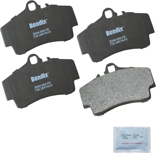 Vista 111 de Pastillas de Freno Traseras Cerámicas Bendix Priority1 CFC1510 para INFINITI QX56 2013-2011, QX80 2024-2014, Nissan Armada 2023-2017