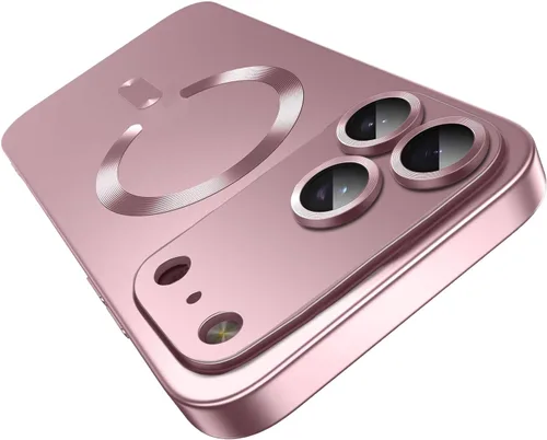 Vista 21 de Funda magnética para iPhone 13 Pro MagSafe con protector de lente de cámara, protección completa, delgada, suave, a prueba de golpes, antiarañazos