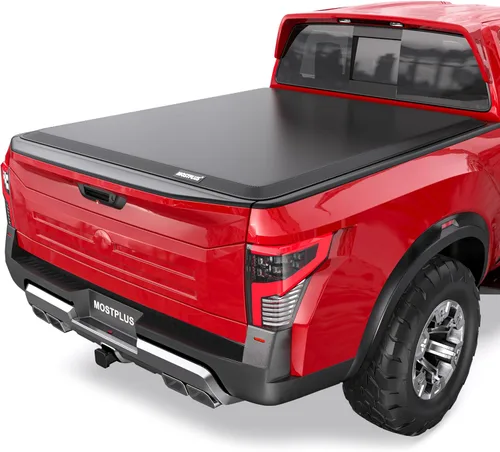 Vista 7 de MOSTPLUS Cubierta tonneau rígida de fibra de vidrio de 5.5 pies compatible con Nissan Titan 2016-2025 2026 (sin Titan Box) Fleetside de 67 pulgadas
