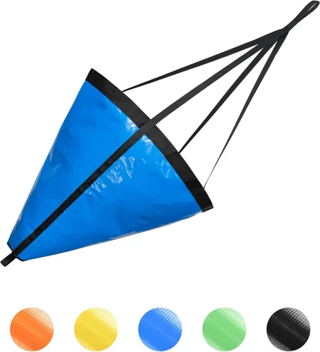 Vista 12 de BLUEWING Sea Anchor - Calcetines de pesca para barco de pesca 840D, nailon 32, 42, 53, 62, 72, 84 pulgadas, paracaídas, anclaje de deriva para barco