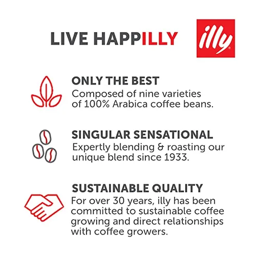 Vista 3 de illy Café listo para beber, latas de café frío de capuchino, notas de leche y chocolate, 100% arábica, sabor suave y refrescante, bebida práctica
