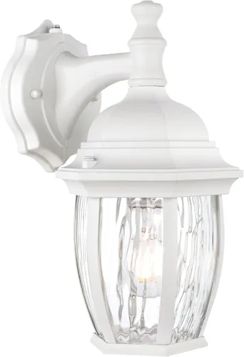 Vista 9 de LIT-PaTH Farol de pared para exteriores del atardecer al amanecer, aplique de pared como accesorio de iluminación de porche con base mediana E26