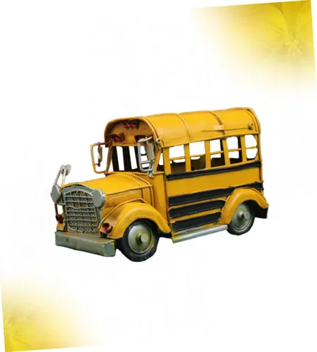 Vista 4 de MAGICLULU Modelo de vehículo antiguo Modelo de coche clásico Modelo de coche retro Modelo de coche antiguo Modelo de coche de hierro Modelo de coche