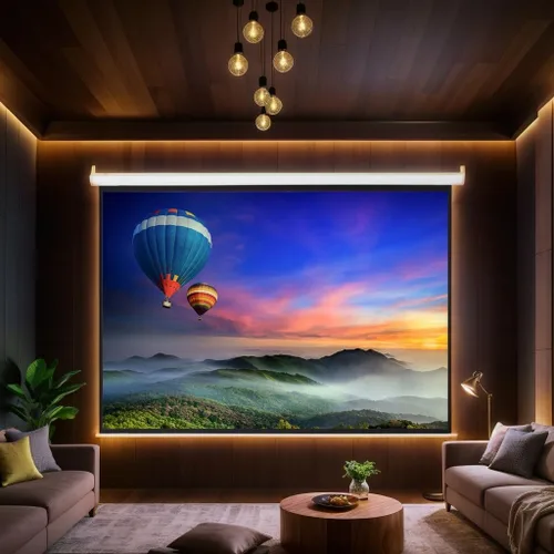 Vista 5 de Pantalla de proyector motorizada de 100 pulgadas con control remoto, pantalla de proyector portátil para interiores y exteriores, pantalla