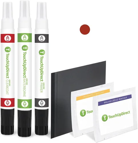 Vista 232 de TouchUpDirect QAK - Aerosol de pintura de retoque de color blanco sólido compatible con Nissan Exact Match - Kit esencial