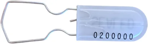 Vista 10 de Candado de alambre de seguridad para medidor eléctrico, paquete de 50 (azul)