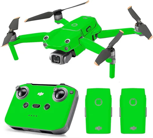 Vista 28 de SopiGuard Skin for DJI Mavic Air 2s Juego completo de calcomanías de vinilo de precisión + controlador + 3 fundas de batería (blanco mate)