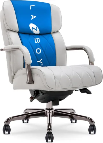 Vista 20 de LaZBoy Sutherland CHR10048A - Silla giratoria ergonómica de piel sintética para computadora y escritorio, color negro