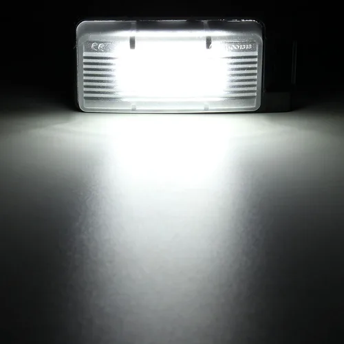 Vista 5 de Xinctai Conjunto de lámpara de matrícula LED compatible con Nissan 350Z 370Z GTR Cube Leaf Versa Sentra e Infiniti G25 G35 G37 Q40 Q60