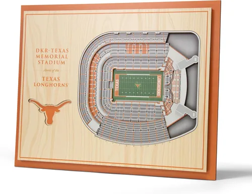 Vista 54 de YouTheFan NCAA Florida Gators Arte de Pared 3D StadiumView de 5 Capas - Estadio Ben Hill Griffin, 13.00" x 17.00