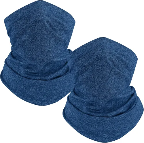 Vista 18 de TICONN Polaina para el cuello, bufanda, calentador de cuello, transpirable, resistente al sol y al viento, para esquí, pesca, senderismo, ciclismo