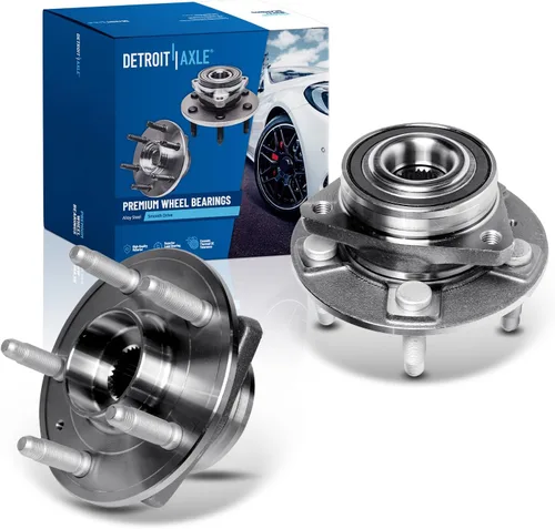 Vista 10 de Detroit Axle - Conjunto de cubos de rodamiento de rueda trasera de 2 piezas para Honda CR-V 2007-2011 [solo 4W], Acura RDX 2007-2012, Acura RDX