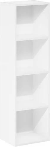 Vista 446 de Furinno - Estantería de cubos de 5 niveles serie Luder para libros y almacenamiento, color negro