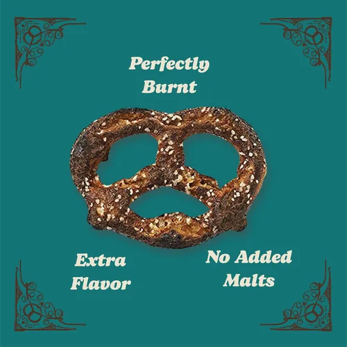 Vista 3 de Unique Snacks Pretzels extra oscuros divididos, deliciosos veganos, horneados en casa, certificados OU Kosher y sin OMG, sin sabor artificial