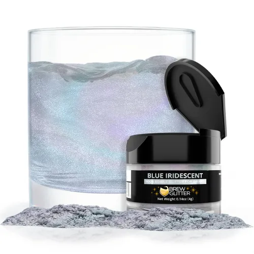 Vista 159 de Brew Glitter - Purpurina comestible rosa claro para bebidas, cócteles, cerveza y bebidas 1 frasco de 4g