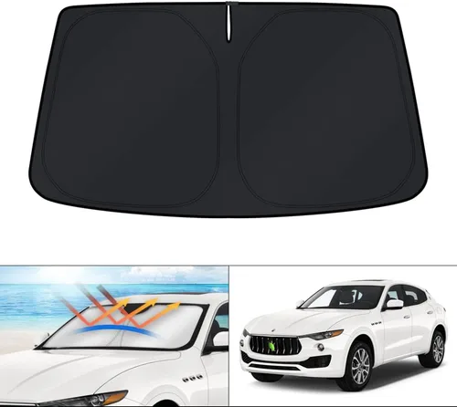 Vista 193 de KUST Parasol para parabrisas para BMW X1 F48 2016, 2017, 2018, 2019, 2020, 2021, 2022, accesorios de ajuste personalizado, parasol plegable