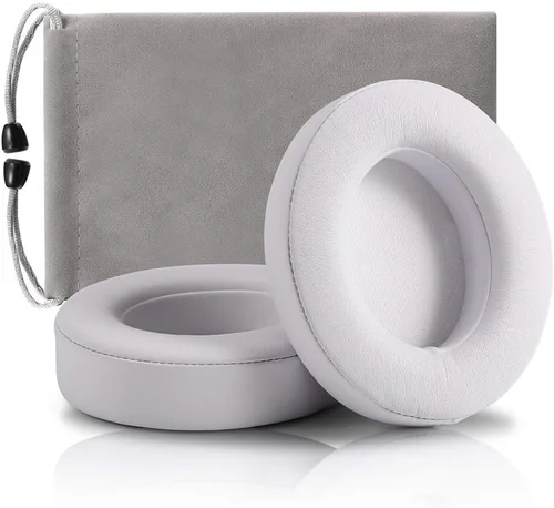 Vista 10 de Almohadillas de repuesto para auriculares, fundas para almohadillas compatibles con auriculares Beats Studio 2 y Studio 3 de Dr.DRE 1 par (negro)