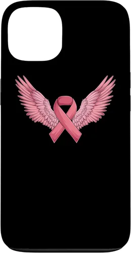 Vista 7 de Pink Ribbon Wings Breast Cancer Awareness Case for iPhone 17