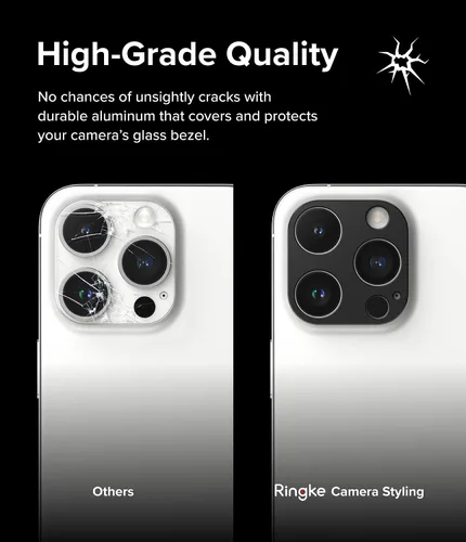 Vista 8 de Ringke Fusion Bold - Funda compatible con iPhone 15 Pro Max [negro mate] + estilo de cámara compatible con iPhone 15 Pro Max