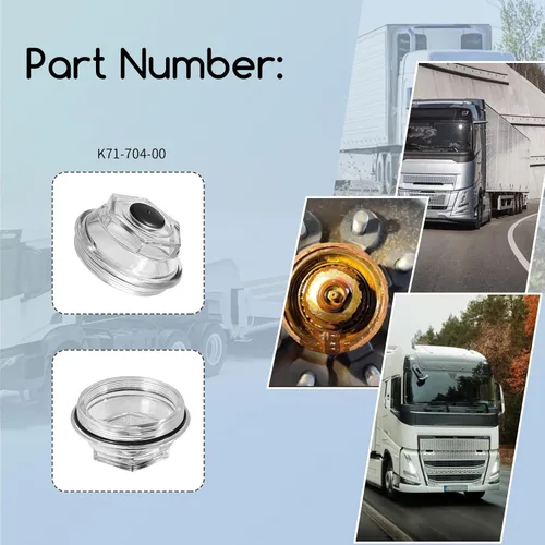 Vista 4 de XTPTFABS 2 tapas de polvo de baño de aceite K71-704-00 compatibles con Dexter 9k-10K 8-415 430 ejes de servicio general construidos después de julio