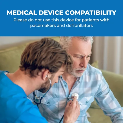 Vista 4 de Patient Aid Alarma para Silla con Almohadilla de Sensor de Movimiento de 10" x 15" y Dispositivo Cableado con Carcasa de Goma, Sonido de Timbre