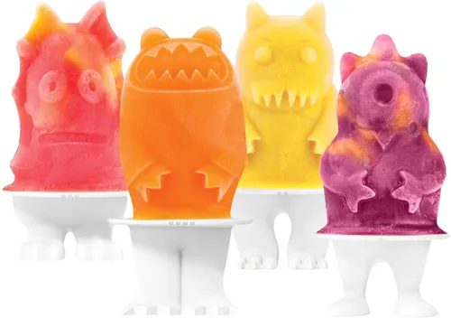 Vista 8 de Tovolo - Moldes para paletas heladas, motivo yeti, Dino, Blanco