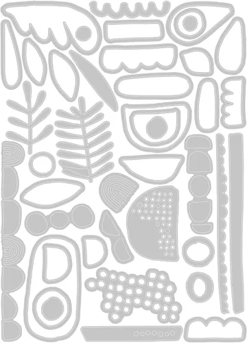 Vista 2 de Sizzix Juego de troqueles Thinlits 666280 de Tim Holtz, 43