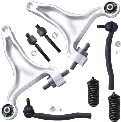 Vista 128 de Detroit Axle - Kit de suspensión frontal de 8 piezas para Chevy GMC Silverado Sierra Suburban 1500 Yukon Avalanche Cadillac Escalade brazos