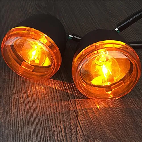 Vista 7 de Happy-motor Luz antiniebla para motocicleta, foco auxiliar, dinámicas personalizadas para Harley Davidson, señal de giro, luces de giro, soportes