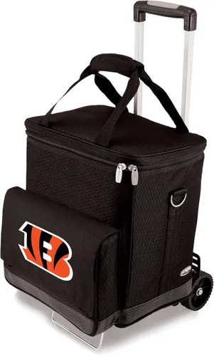 Vista 32 de Picnic TIME NFL Unisex-Adult NFL Cellar 6-Bottle Wine Carrier & Cooler Tote with Trolley