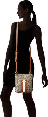 Vista 6 de Nautica Bolso bandolera Lakeside Signature Jaquard North South para mujer