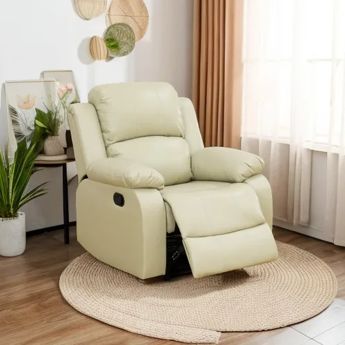 Vista 63 de A Ainehome Juego de Muebles de Sala de Estar de Cuero Reclinable Juego de Sofá Sillón Loveseat Juego de Muebles Sofá para Sala de Estar/Espacio