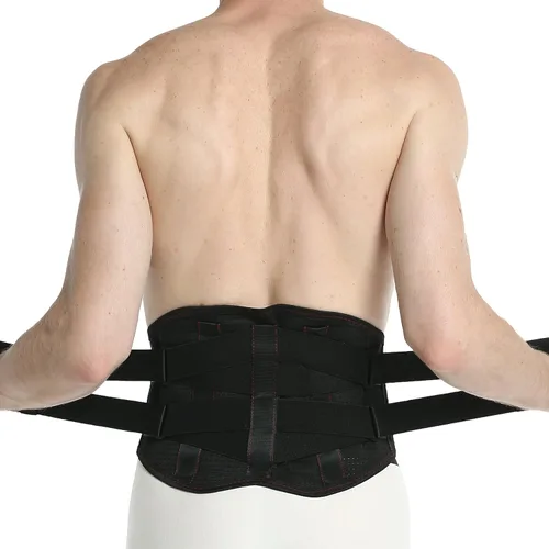 Vista 8 de NeoTech Care Soporte para cinturón de espalda para hombres o mujeres, soporte transpirable y ajustable para la parte inferior de la espalda - Negro