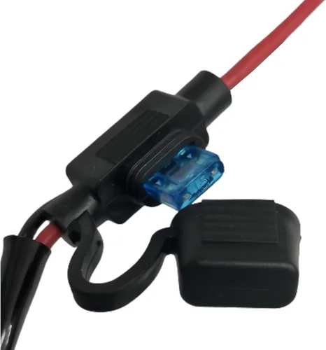 Vista 4 de LINJIE - Kit de arnés de cableado de dos luces para motocicleta, relé de 12 V, luces puntuales de cableado de encendido y apagado, interruptor