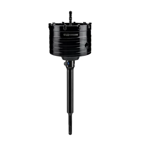Vista 21 de Mollom Sierra perforadora para hormigón SDS Plus de 8.661 in, cortador de agujeros de alta resistencia con broca de posición central de 4.331 in