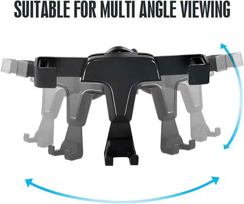 Vista 5 de CARFIB Para Toyota RAV4 Accesorios Soporte para teléfono de coche 2019 2020 2021 Teléfono celular Navegación dedicada Negro