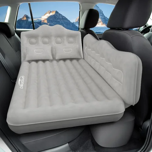Vista 9 de colchón de aire para coche, colchón inflable para SUV y camión, colchón de aire para asiento trasero, cama inflable para camping, colchón de aire