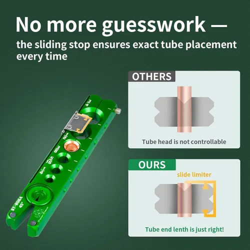Vista 5 de Super Stars Herramientas de abocinado para 1/4 in - 3/4 in HVAC abocinado simple de 45 grados tipo cono excéntrico kit de abocinado para tubería