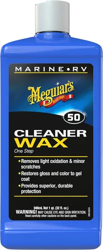 Meguiar's M5032 - Cera limpiadora de un solo paso para vehículos recreativos, botella de 32 onzas